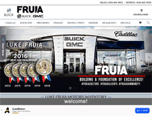 Tablet Screenshot of fruia.com